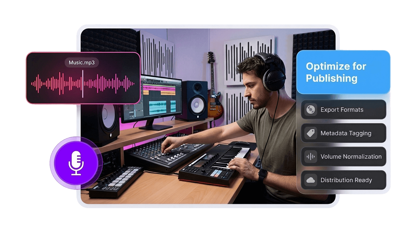 Prepare Tracks for Sharing