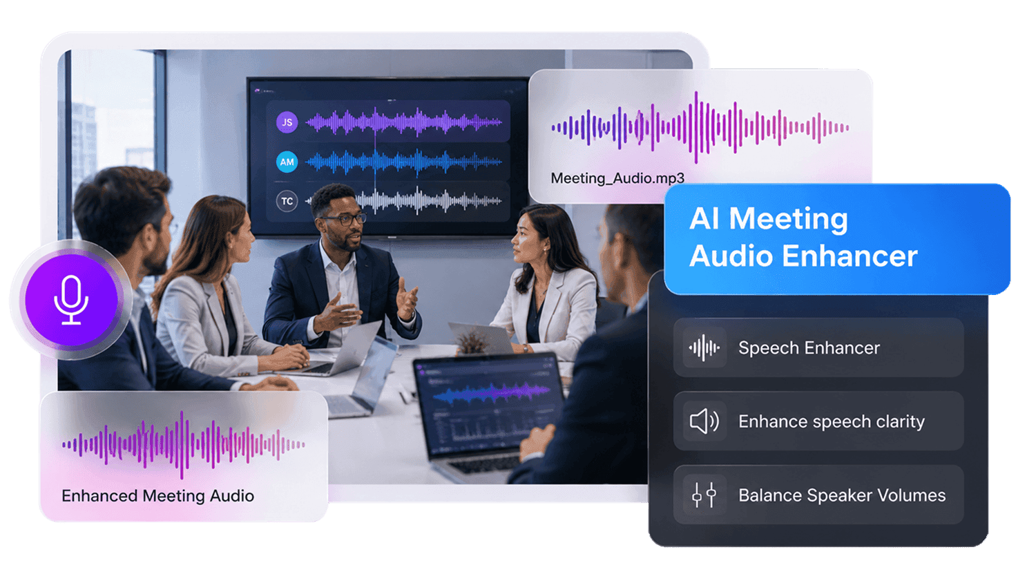 Make Meeting Speech Easier to Understand