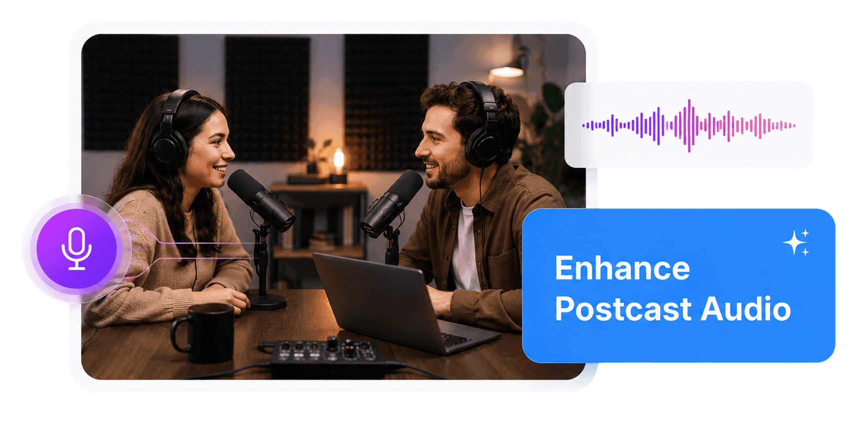 AI Podcast Audio Enhancer