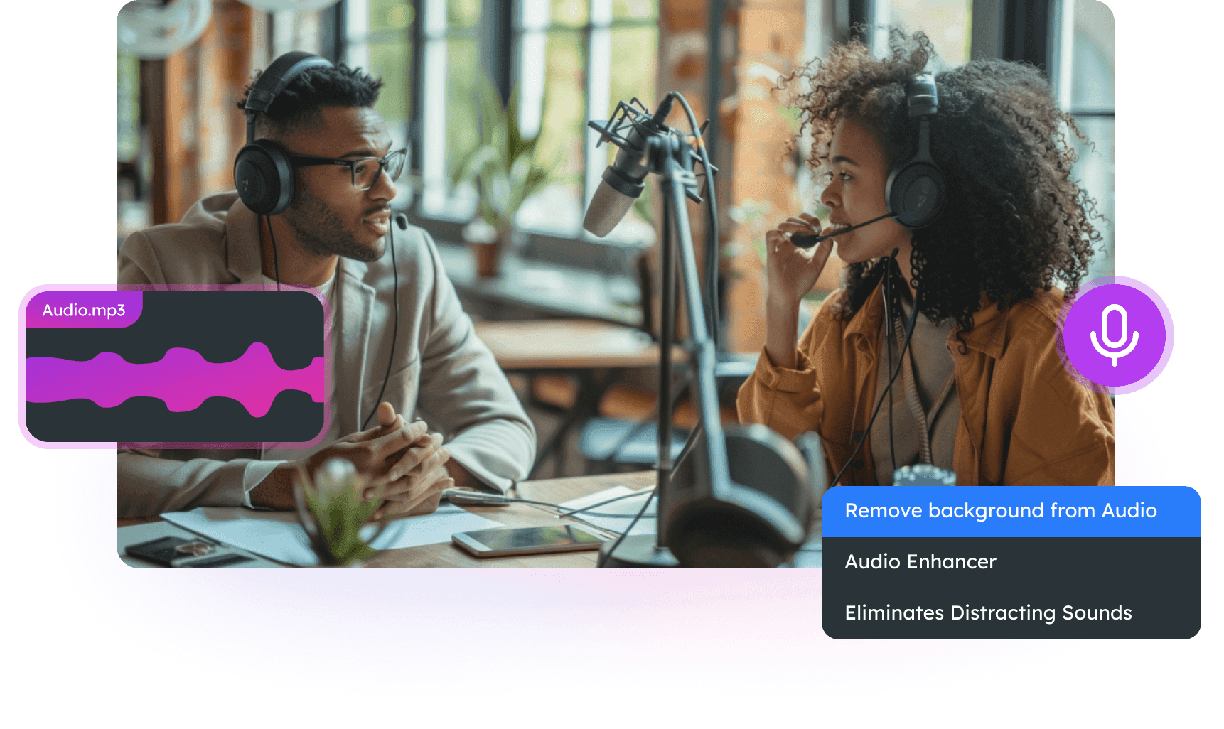 Swipe Out Background Noise for Impactful Voice Performance