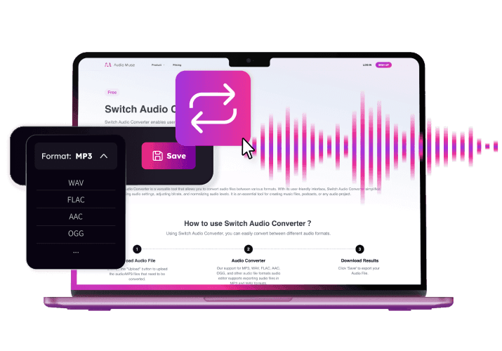 Audio Converter Online: Convert MP3, WAV, FLAC, OGG and OPUS