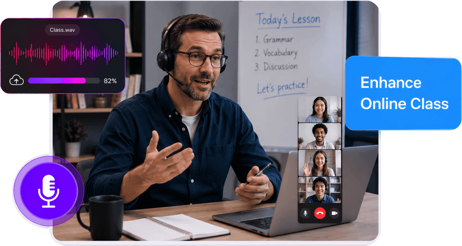 Enhance Online Class and Course Audio
