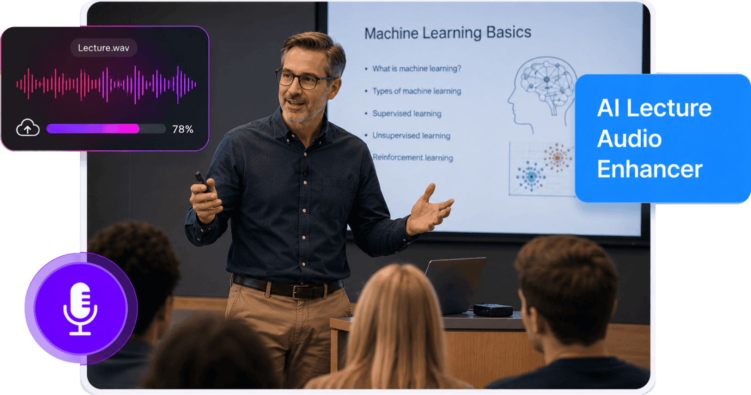 AI Lecture Audio Enhancer