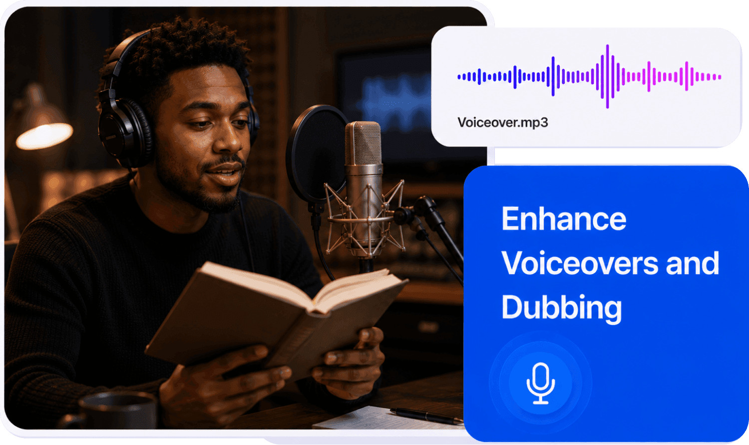 Enhance Voiceovers and Dubbing