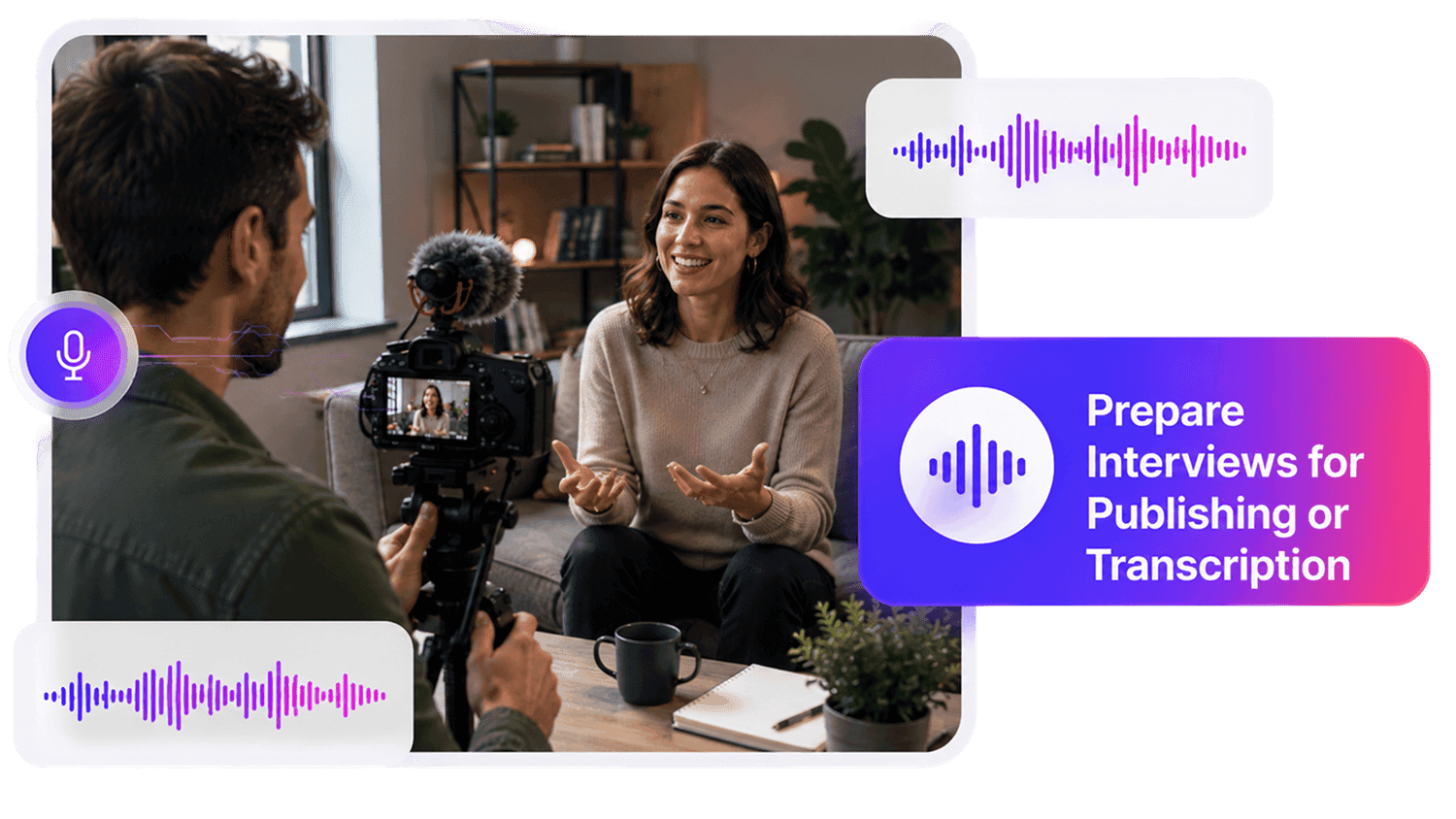 Prepare Interviews for Editing and Transcription