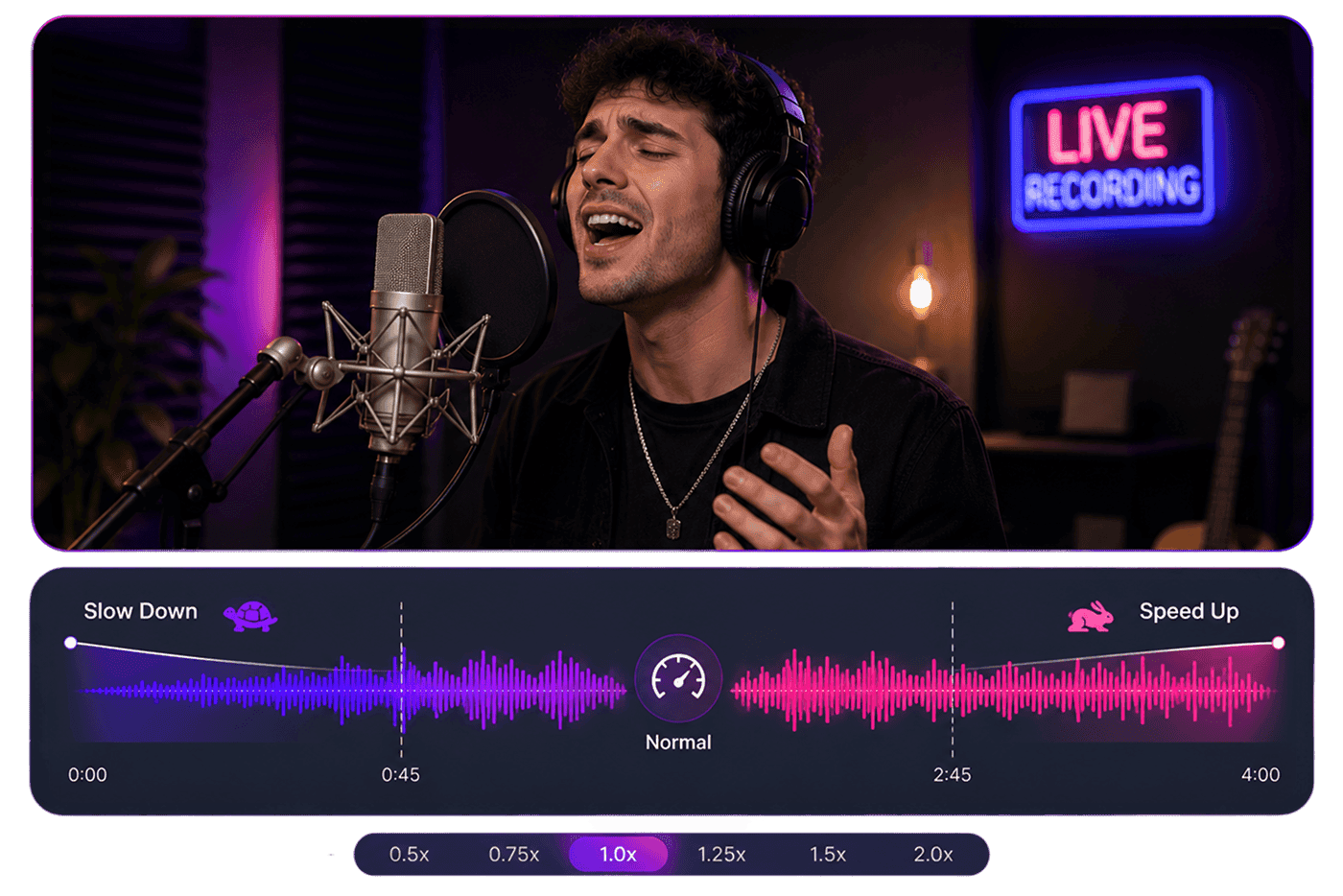 Audio Speed Changer Online: Slow Down or Speed Up Audio