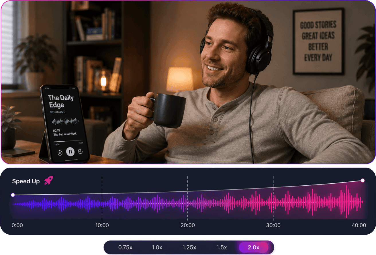 Speed Up Audio for Faster Review