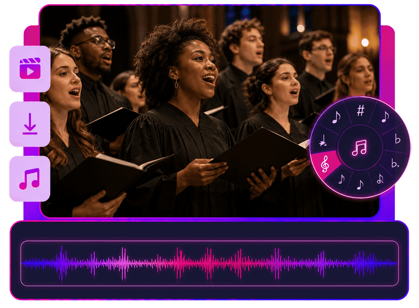 Find Song Key for Music Practice and Pitch Changes